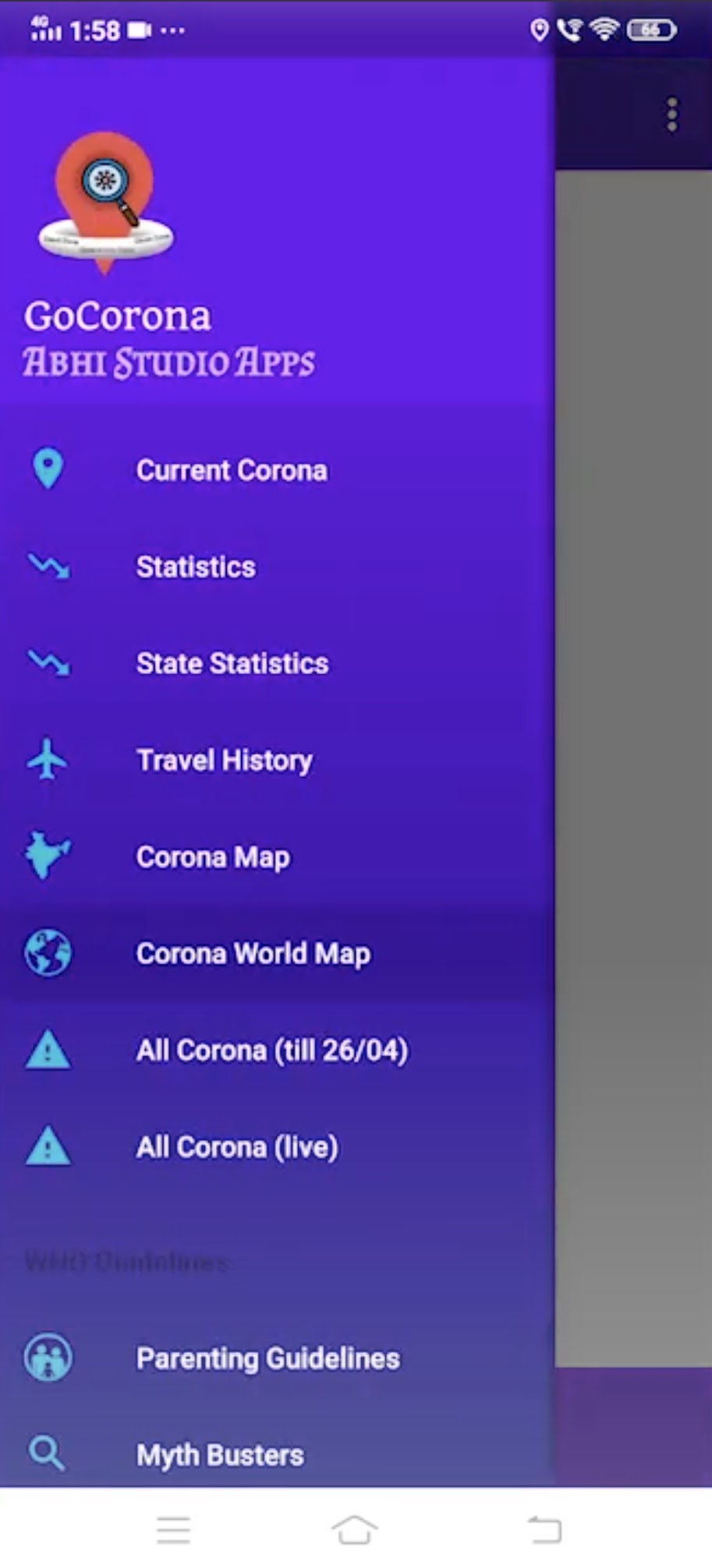 GoCorona screenshot 3: Screenshot 01