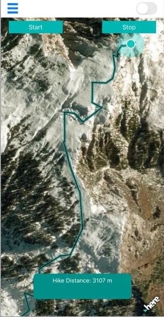 HikingDiary screenshot 1: Hiking Diary