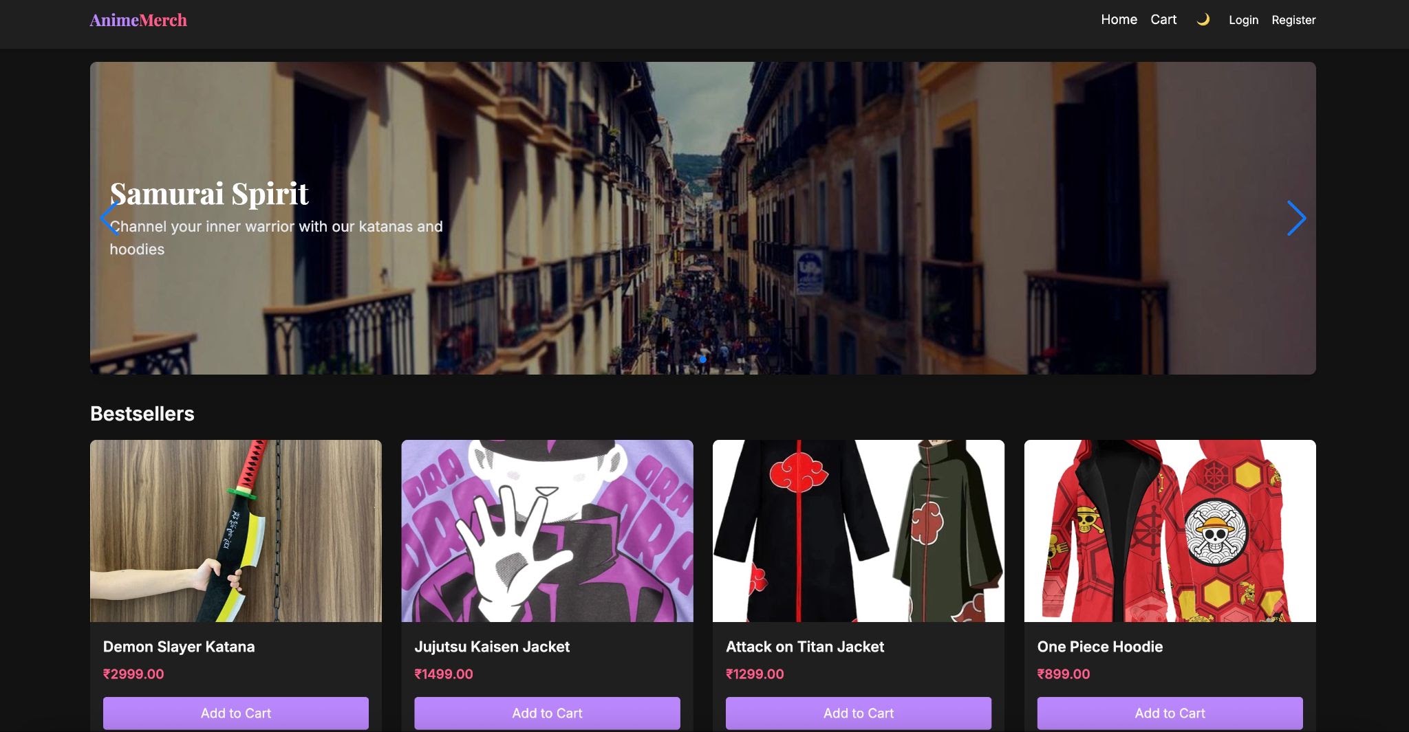 AnimeMerch screenshot 2: Screenshot 01